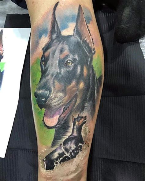 Here's a collection of some great designs showcasing the. 60 Doberman Tattoo Designs For Men - Dog Ink Ideas