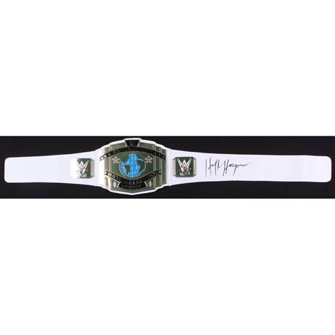Hulk Hogan Signed Wwe Intercontinental Championship Belt Jsa Coa