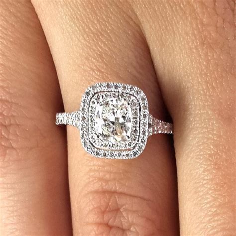 2 Carat Cushion Cut Diamond Engagement Ring Ara Diamonds