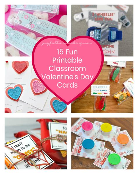 Classroom Valentines Cards Joyful Homemaking