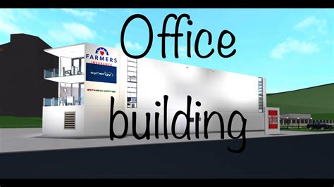Office Building Roblox Bloxburg Tour Youtube