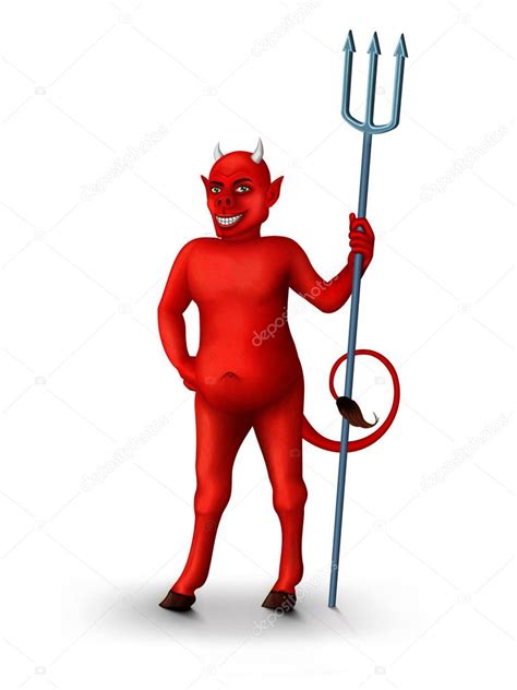 Devil With A Pitchfork — Stock Photo © Photoredaktor 8138874