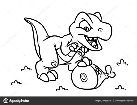 Tyrannosaurus Kleurplaat