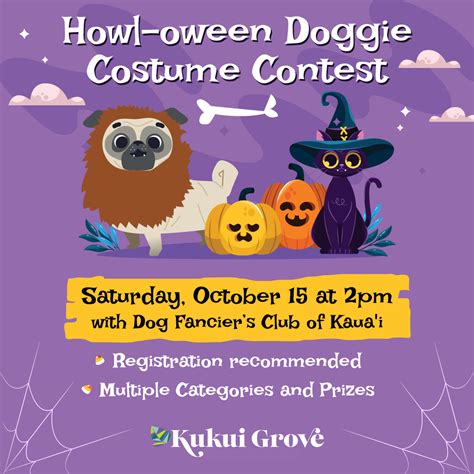 Howloween Doggie Costume Contest Kukui Grove Center