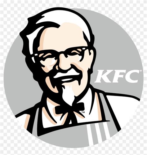 Sanders Restaurant Food Colonel Fast Hut Kfc Clipart Kfc Logo Black