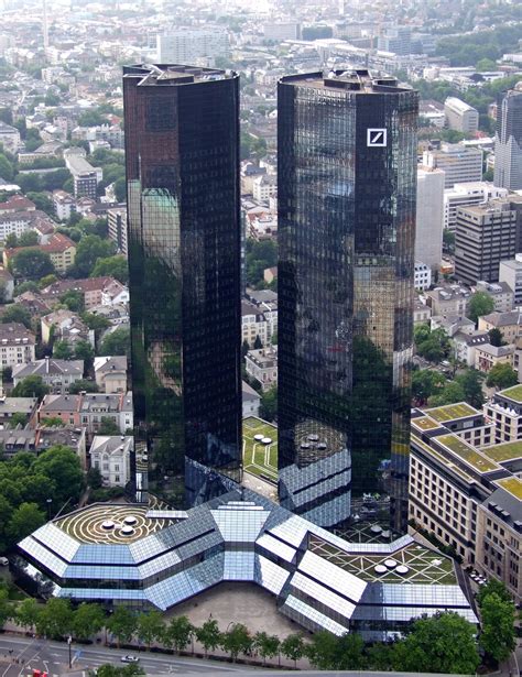 Deutsche Bank Headquarters Frankfurt Am Main Building Office