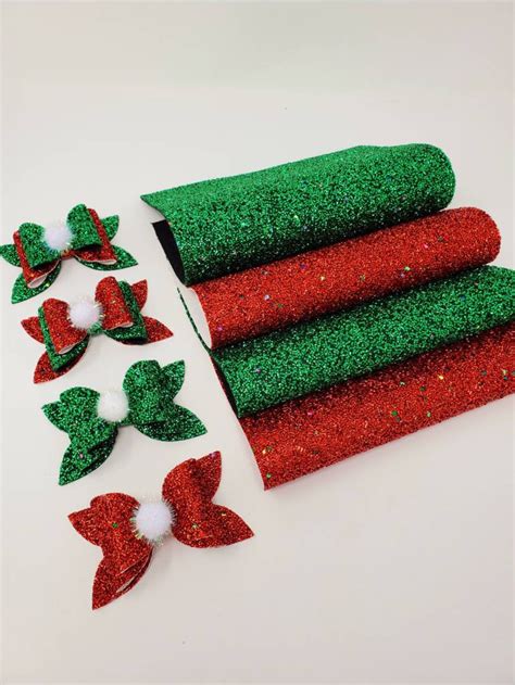 Tinsel Glitter Fabric Sheets Christmas Tinsel Glitter Sheets Etsy