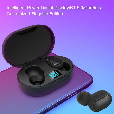 E6s Tws Earphone True Wireless In Ear Bluetooth50 Headset 6mm Moving