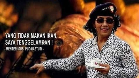 Maybe you would like to learn more about one of these? Pensiun Jadi Menteri, Ini 6 Meme Kocak Susi Pudjiastuti yang Viral - Foto 1