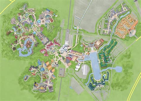 Mapa Estudios Disneyland Paris