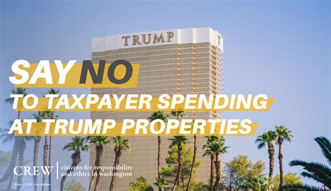 Sign Now No More Taxpayer Dollars Spent At Trump Properties