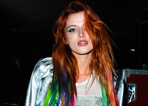 Bella Thorne Chopped Off Her Long Hair And Dyed It Midnight Blue For The New Year