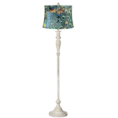 Check out our shabby chic floor lamps selection for the very best in unique or custom, handmade pieces from our lamps shops. Peacock Print Shade Shabby Chic Antique White Floor Lamp ...