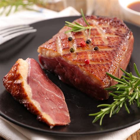 Magret de canard sauce au foie gras et Sortilège