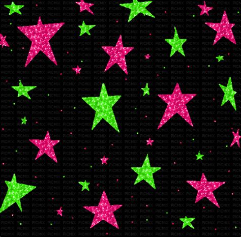 Green Pink Emo Stars Background Founded Green Pink Star