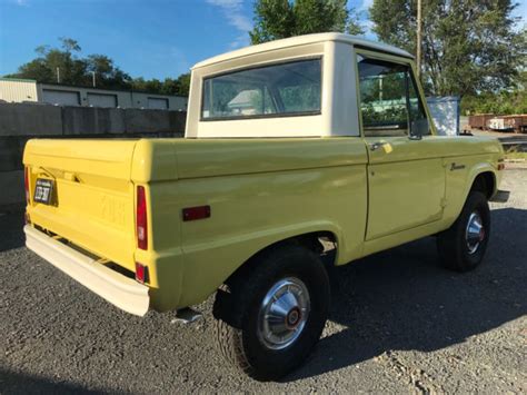 1970 Ford Bronco Convertible With Half Cab Classic Cars For Sale