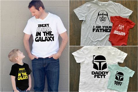 Matching Daddy And Kid Star Wars Shirts Perfect Fathers