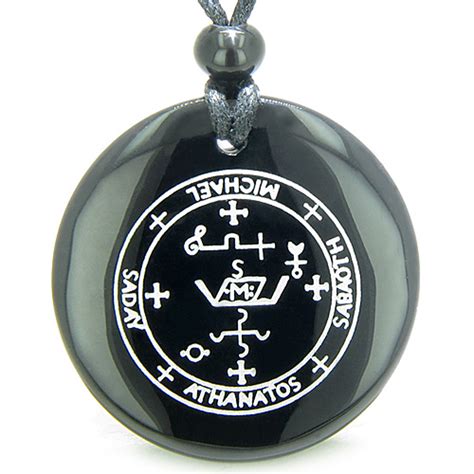 Bestamulets Sigil Of The Archangel Michael Magical Amulet Black Onyx