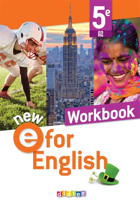 NEW E For English - Anglais 5e Ed. 2022 - Workbook | Editions Hatier