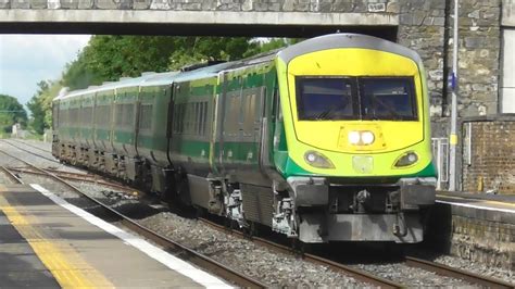 Irish Rail Mark 4 Intercity Train And 201 Class Loco Sallins And Naas