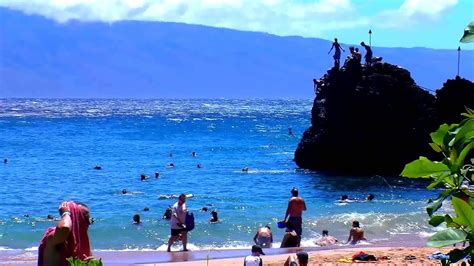 Kaanapali Beach Black Rock Divers Super Beahes Hawaii Youtube