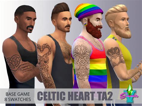 Simmiev Celtic Heart Ta2 Right Arm The Sims 4 Catalog