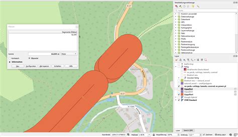 Qgis Buffer Is Too Small OSM Data EPSG Geographic Information Systems Stack Exchange