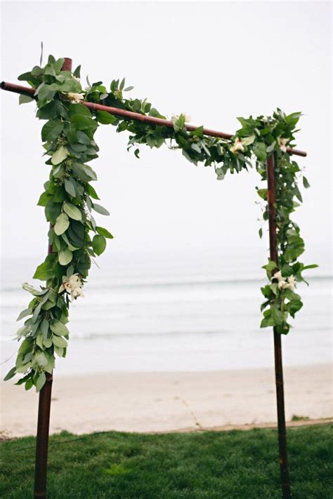 Greenery Wedding Arch With So Simple But So Beautiful Wedding Arch