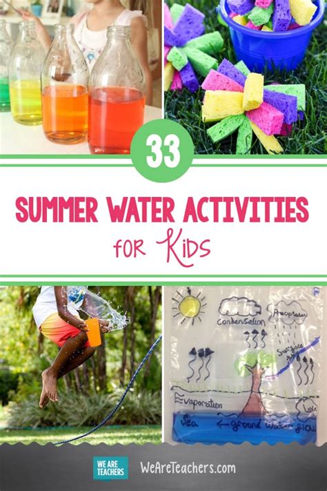 The 33 Best Water Activities For Fun And Learning Weareteachers