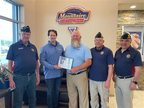 American Legion Post 17 Thanks Mountaire For Supporting Veterans Cape