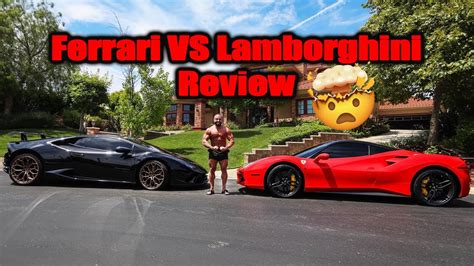 Ferrari Vs Lamborghini Review Youtube