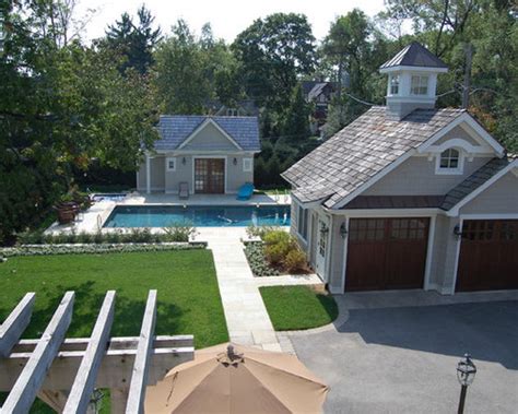 Garage And Pool House Houzz
