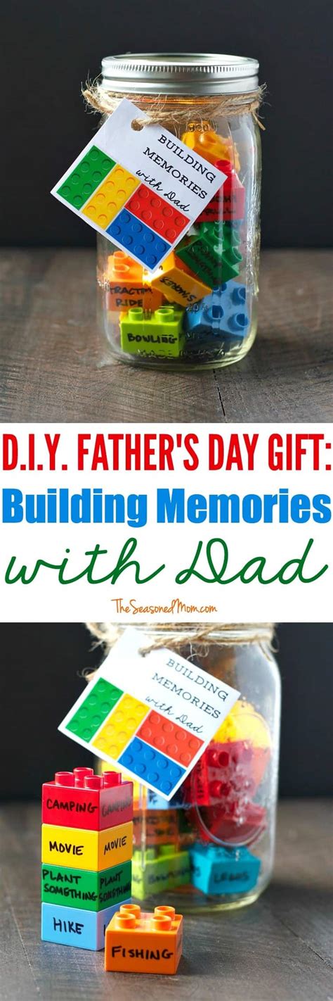 Treats and snacks are always a good option, and you can also pick out some men's accessories, household items, and toiletriesto make it a manlier gift basket for dad. DIY Father's Day Gift: Building Memories with Dad - The ...