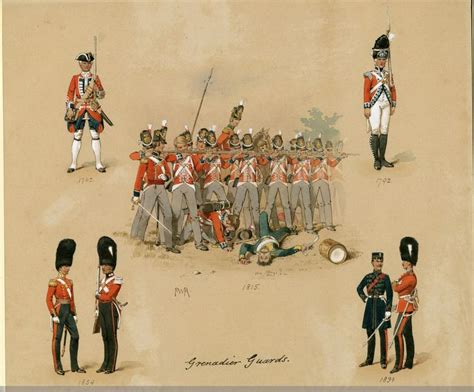 British Grenadier Guards 1742 1894 By Pwreynolds Army Poster