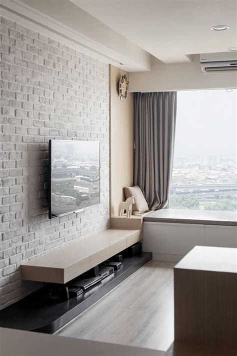 10 Ways To Decorate The Wall You Hang Your Tv On Decoholic Brick