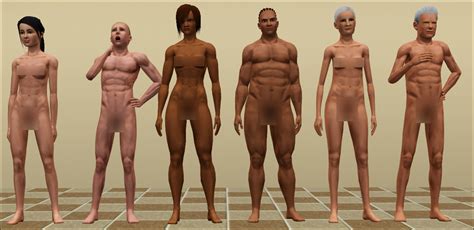 Mod The Sims Muscle Slider Fix For Naked Teens And Elders Updated