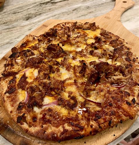 Homemade Bbq Pulled Pork Pizza Rfood