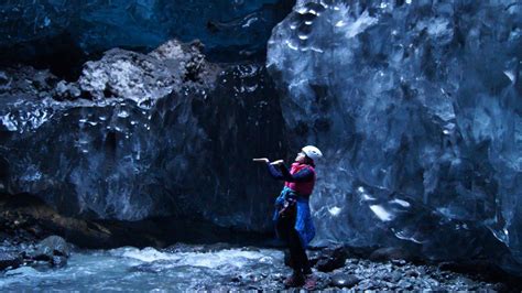 A Waterfall Inside A Cave In Iceland Is A Sight To Behold