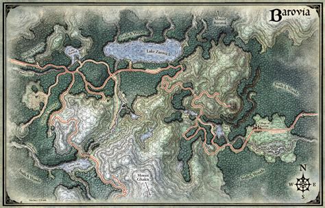 Resultado De Imagem Para Map Of Barovia Dungeons And Dragons Map
