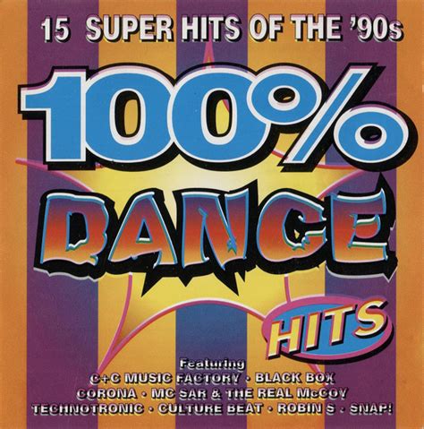 100 Dance Hits Of The 90s Volume 1 1997 Cd Discogs