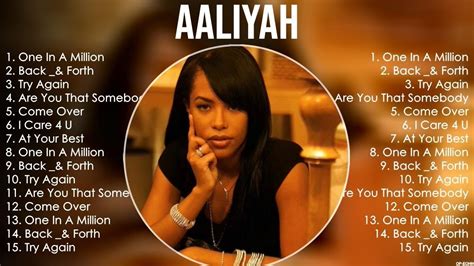 Aaliyah Greatest Hits Full Album ️ Top Songs Full Album ️ Top 10 Hits