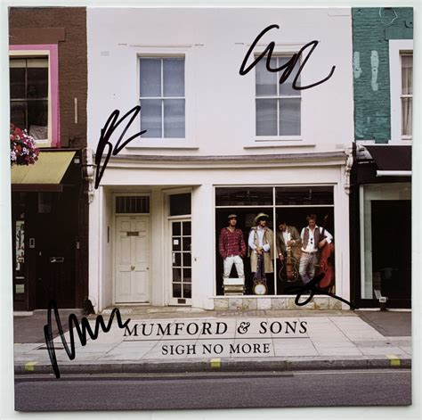Mumford And Sons Autographed Sigh No More Vinyl Album The Autograph Source