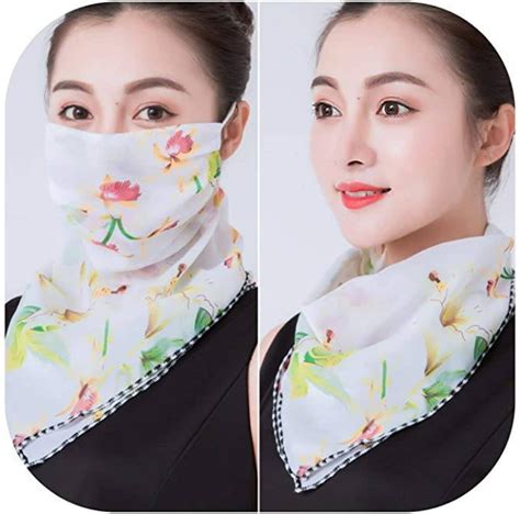 Breathable Lightweight Scarf Style Face Covering Perfect For Etsy