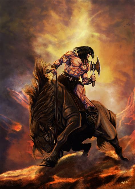Awesome Conan The Barbarian Illustration Artworks Tutorialchip