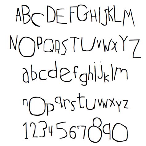 Child Handwriting Fonts Kids Handwriting Font Handwriting Fonts