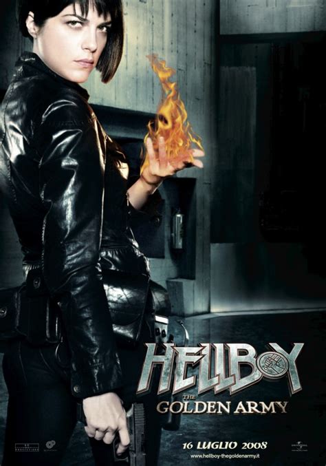 The hellboy wiki is a collaborative database for everything related to mike mignola's hellboy series and its related titles, and its appearances in all other media such as films, novels, and games. Selma Blair in un character poster per Hellboy II - The ...