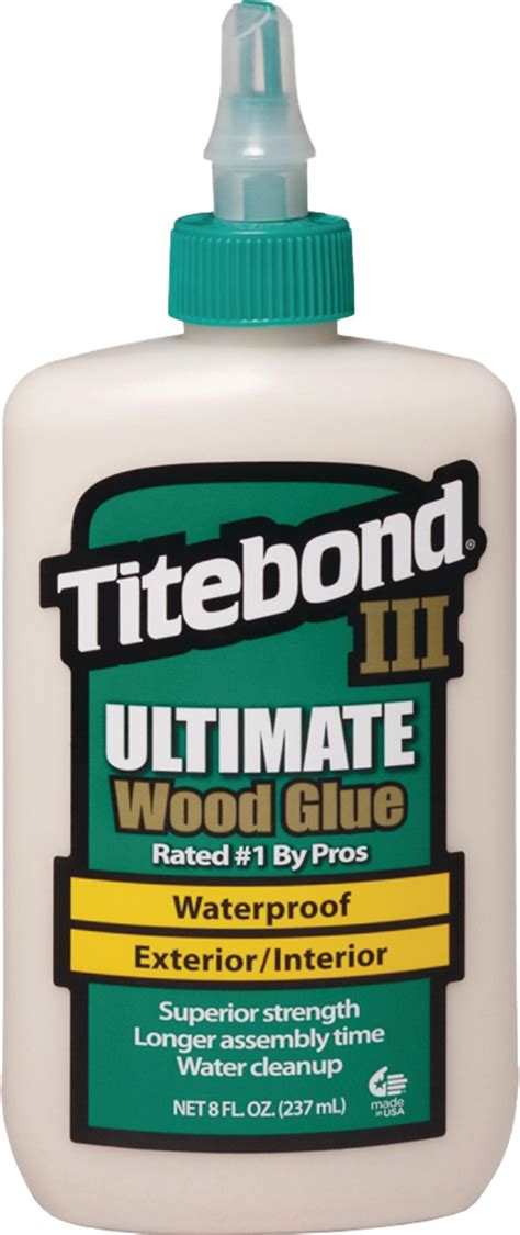 Buy Titebond Iii Waterproof Wood Glue 8 Oz Tan