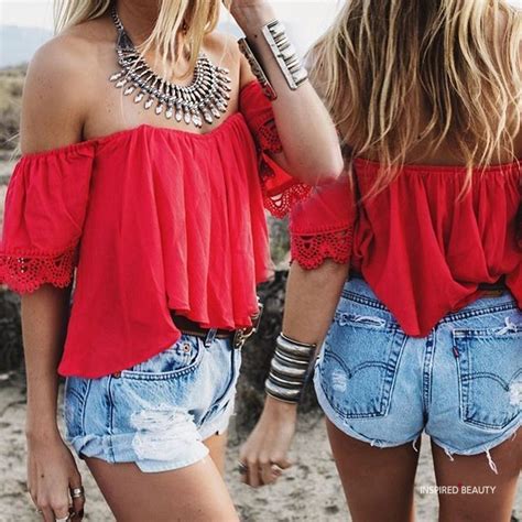 28 Casual Denim Shorts Outfit Ideas Inspired Beauty