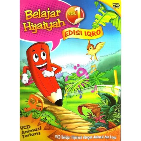 Jual Vcd Belajar Hijaiyah Vol 1 Animasi Anak Muslim Vcd Islami Vcd