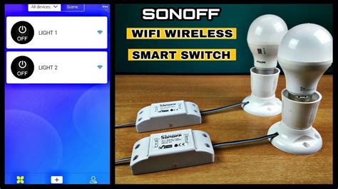 Sonoff Wifi Wireless Smart Switch Installation Youtube